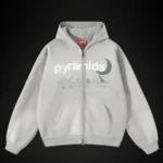 Pyramids White Hoodie