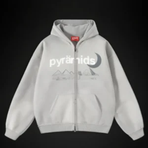 Pyramids White Hoodie